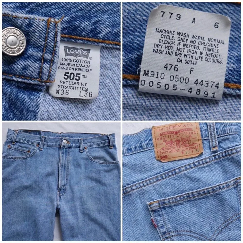 Classic‎ vintage 00s light wash 505 Levi's jeans
